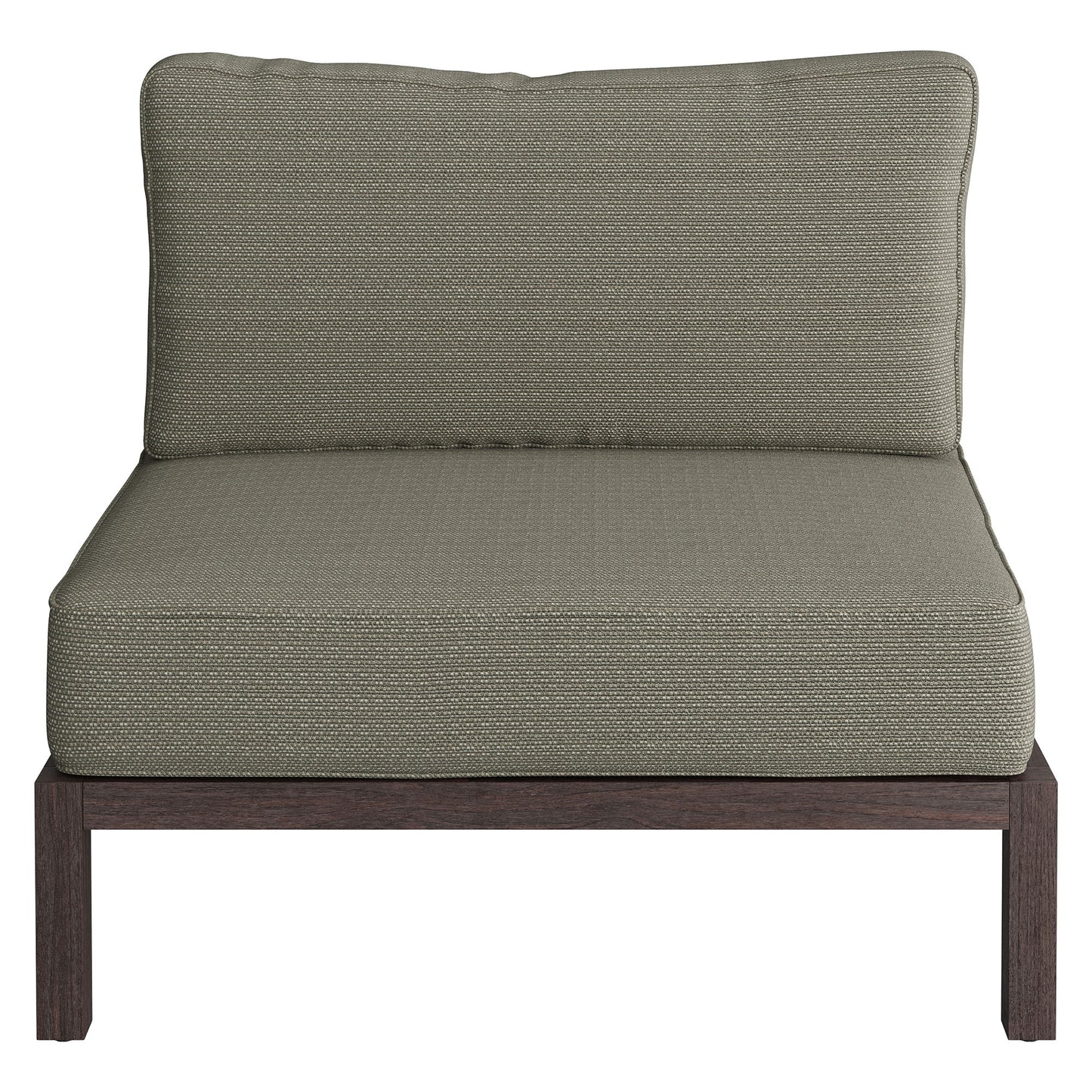 Kona Outdoor Patio Teak Wood Armless Modular Chair by Modway EEI-7639