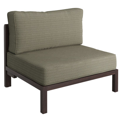 Kona Outdoor Patio Teak Wood Armless Modular Chair by Modway EEI-7639