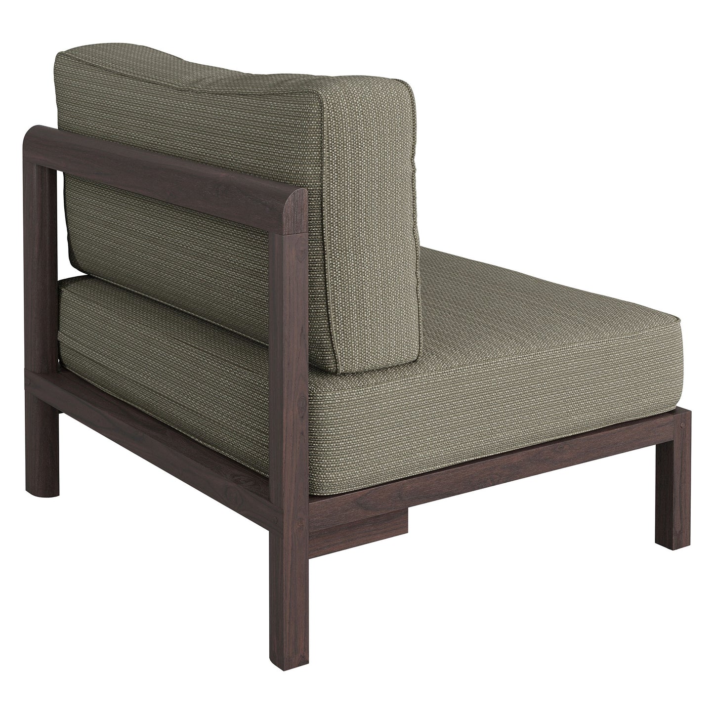 Kona Outdoor Patio Teak Wood Armless Modular Chair by Modway EEI-7639