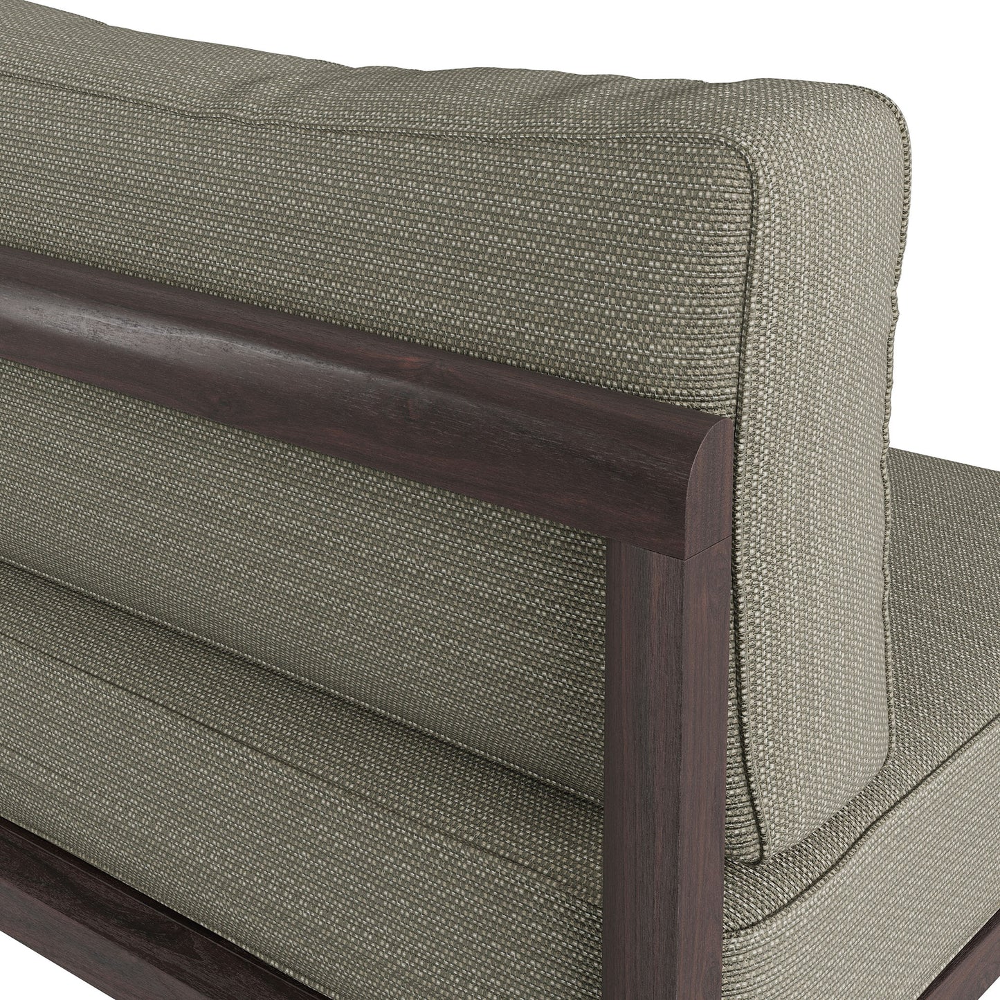 Kona Outdoor Patio Teak Wood Armless Modular Chair by Modway EEI-7639
