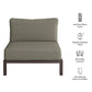 Kona Outdoor Patio Teak Wood Armless Modular Chair by Modway EEI-7639