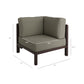Kona L-Shaped Outdoor Patio Teak Wood Modular Sofa by Modway EEI-7650