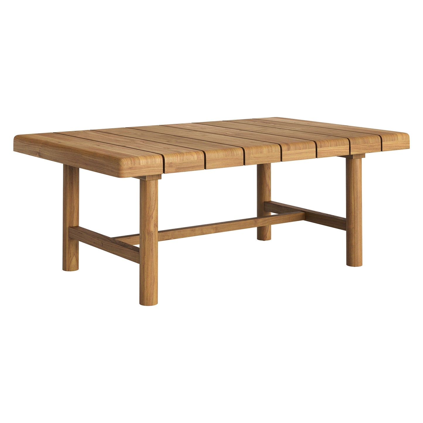 Eleni 41-Inch Outdoor Patio Teak Wood Coffee Table by Modway EEI-7655