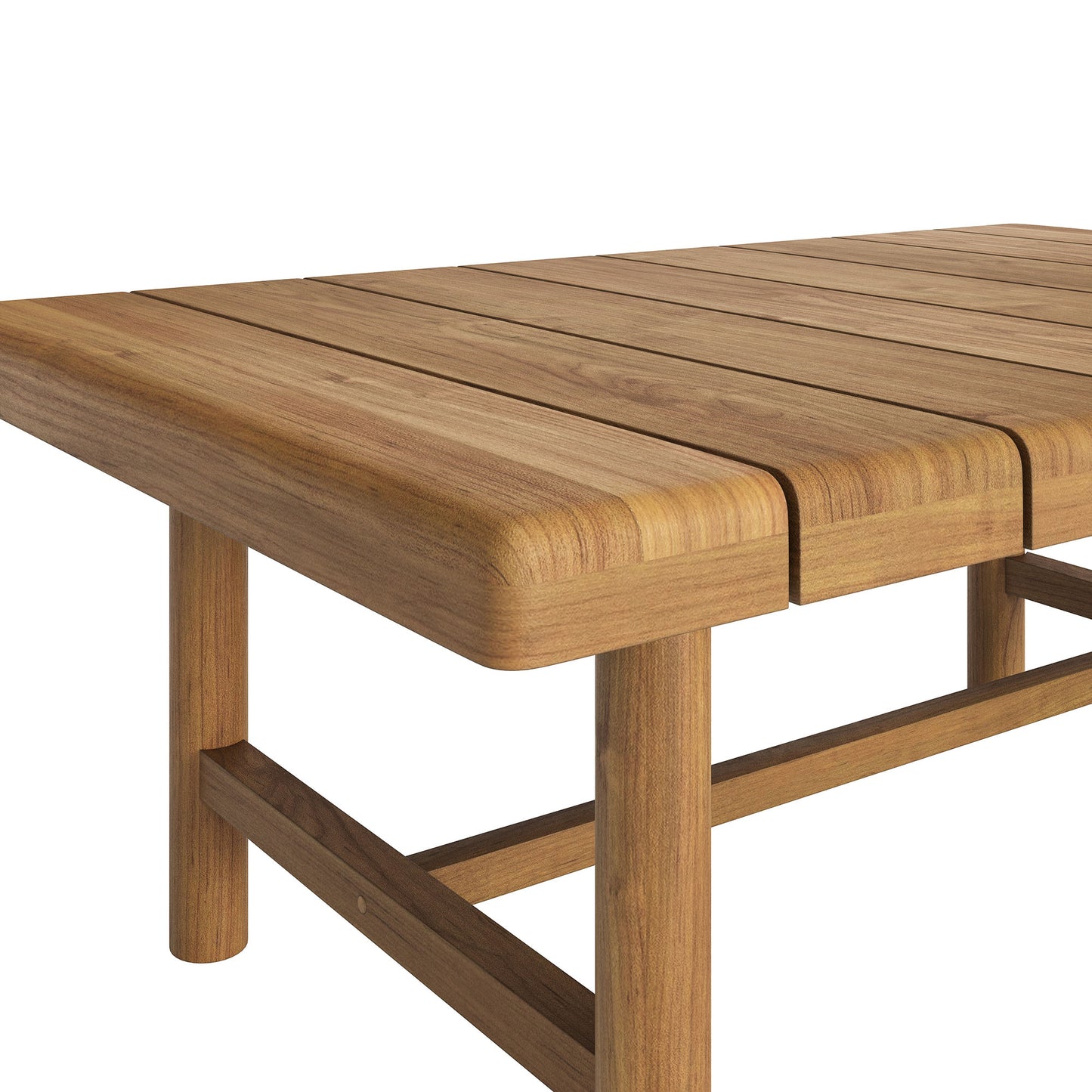 Eleni 41-Inch Outdoor Patio Teak Wood Coffee Table by Modway EEI-7655