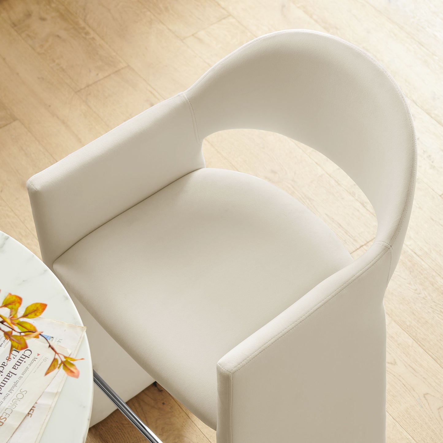 Talia 41 Inch Performance Velvet Bar Stool by Modway EEI-7666