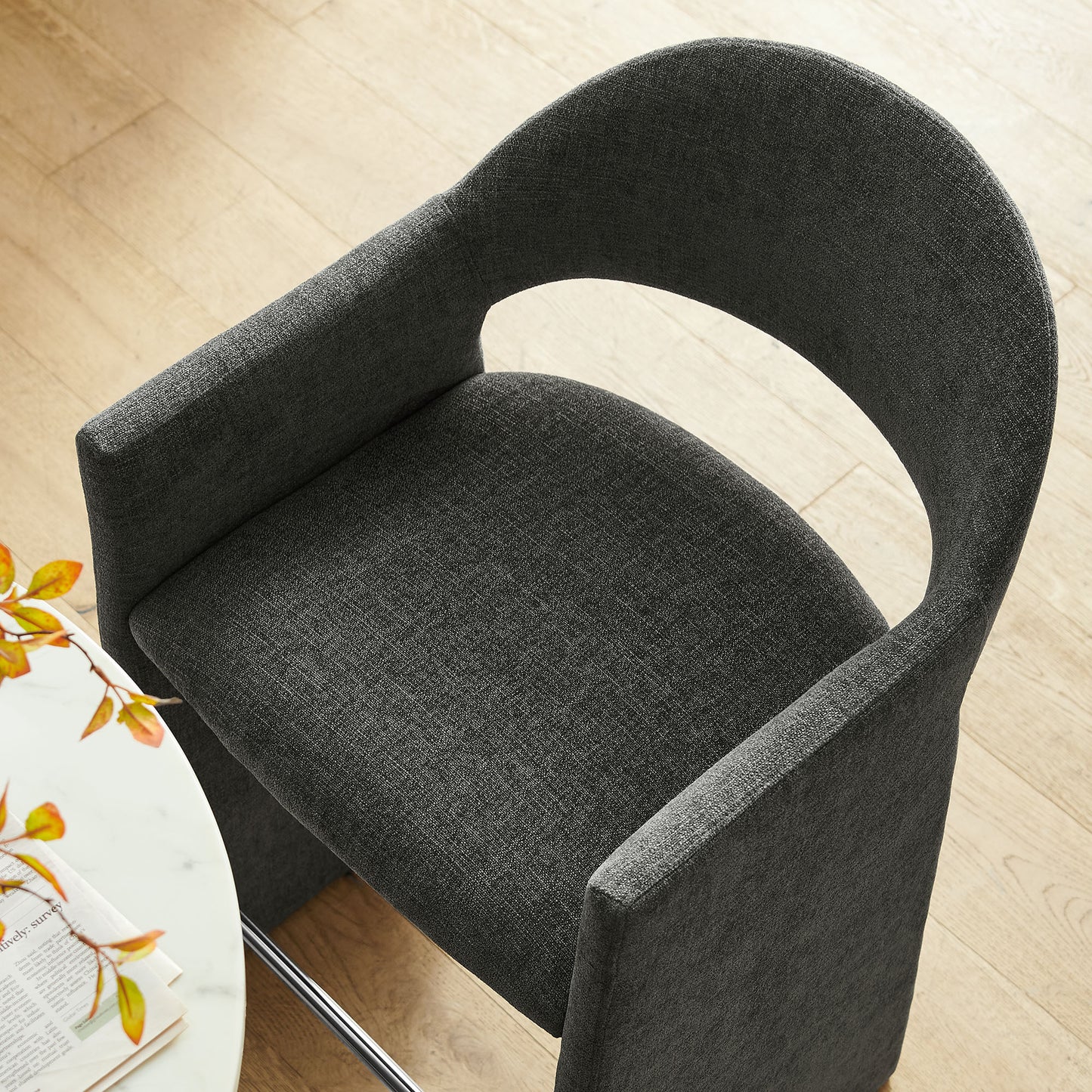 Talia 41 Inch 41 Inch Upholstered Fabric Bar Stool by Modway EEI-7667