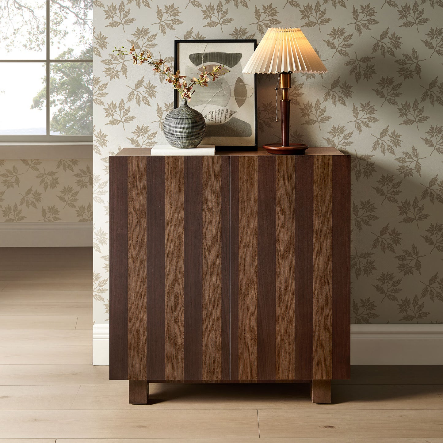 Kline 2-Door Striped Accent Cabinet by Modway EEI-7669