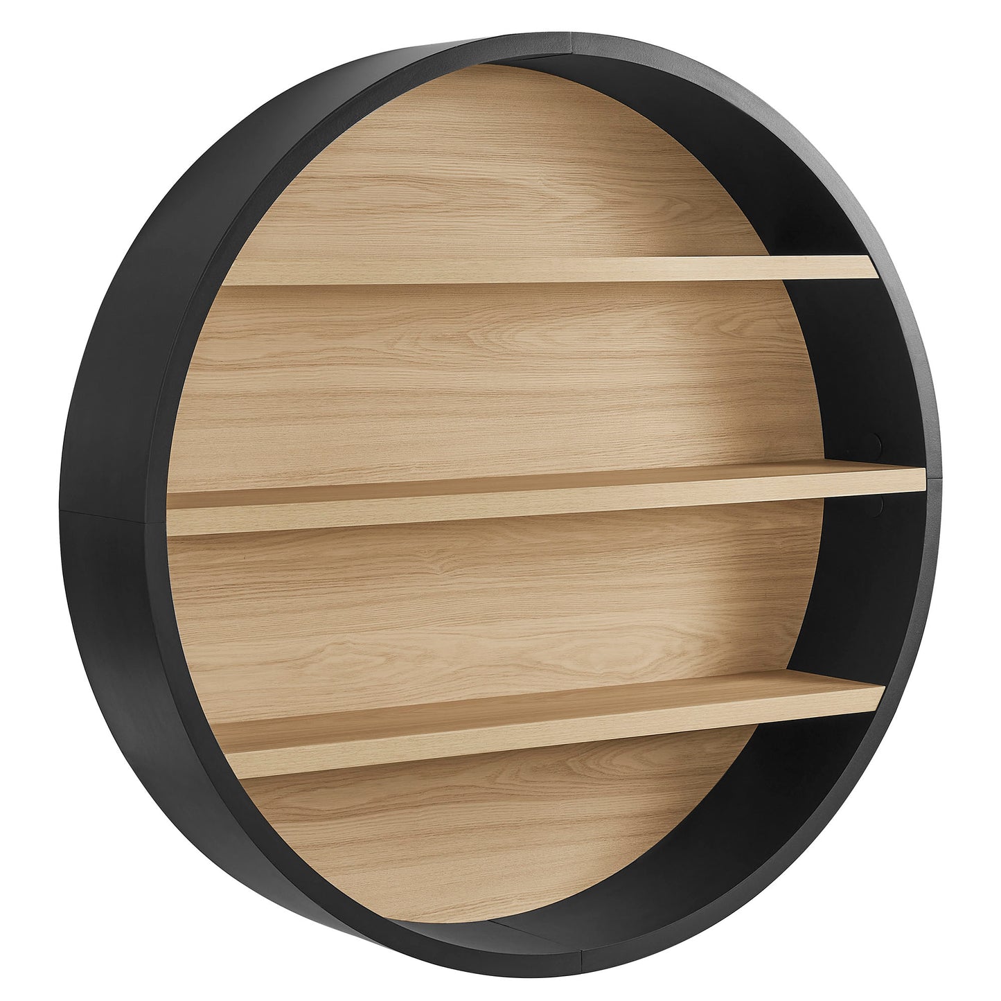 Romy 47" Round Wall Book Shelf by Modway EEI-7672