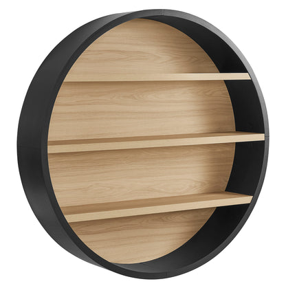 Romy 47" Round Wall Book Shelf by Modway EEI-7672
