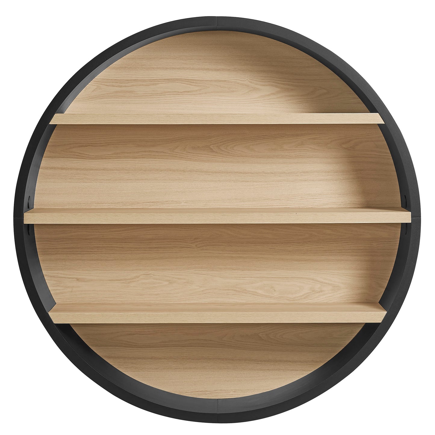 Romy 47" Round Wall Book Shelf by Modway EEI-7672