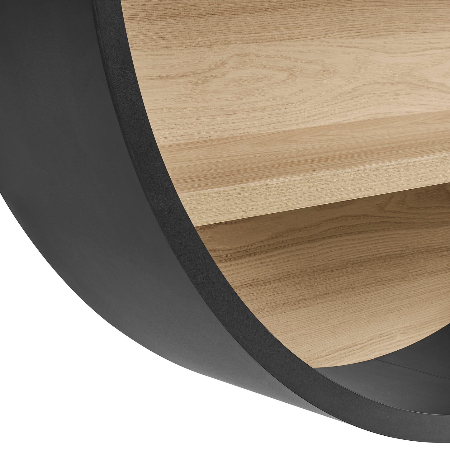 Romy 47" Round Wall Book Shelf by Modway EEI-7672