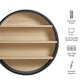 Romy 47" Round Wall Book Shelf by Modway EEI-7672