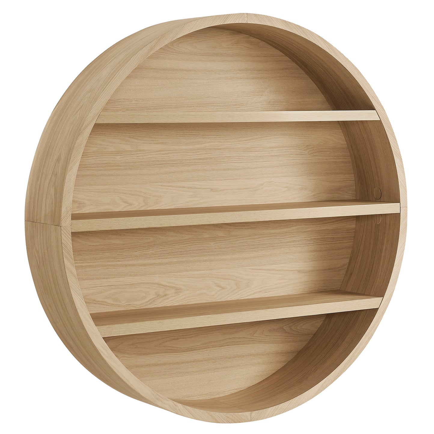 Romy 47" Round Wall Book Shelf by Modway EEI-7672