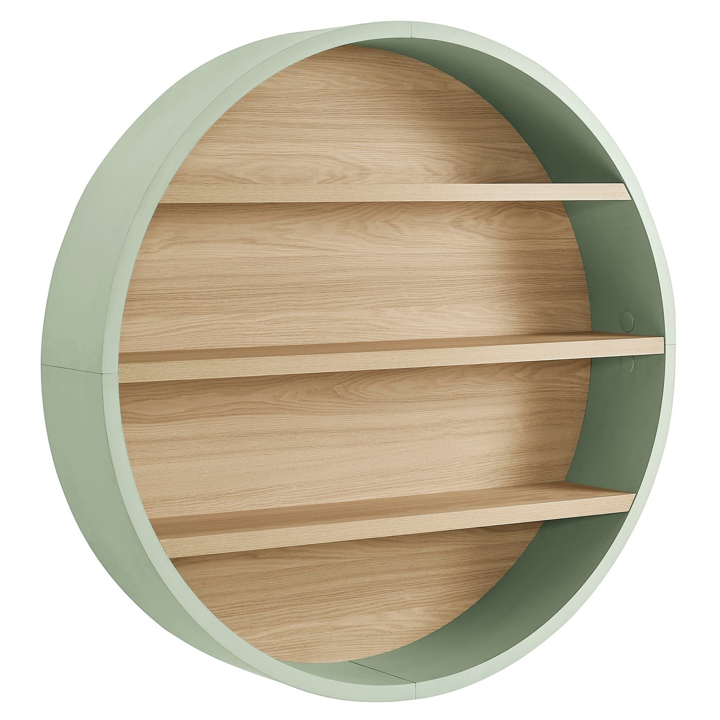 Romy 47" Round Wall Book Shelf by Modway EEI-7672