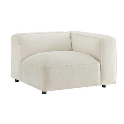 Auren Lattice Bouclé Upholstered Modular Right-Facing Arm Chair by Modway EEI-7674