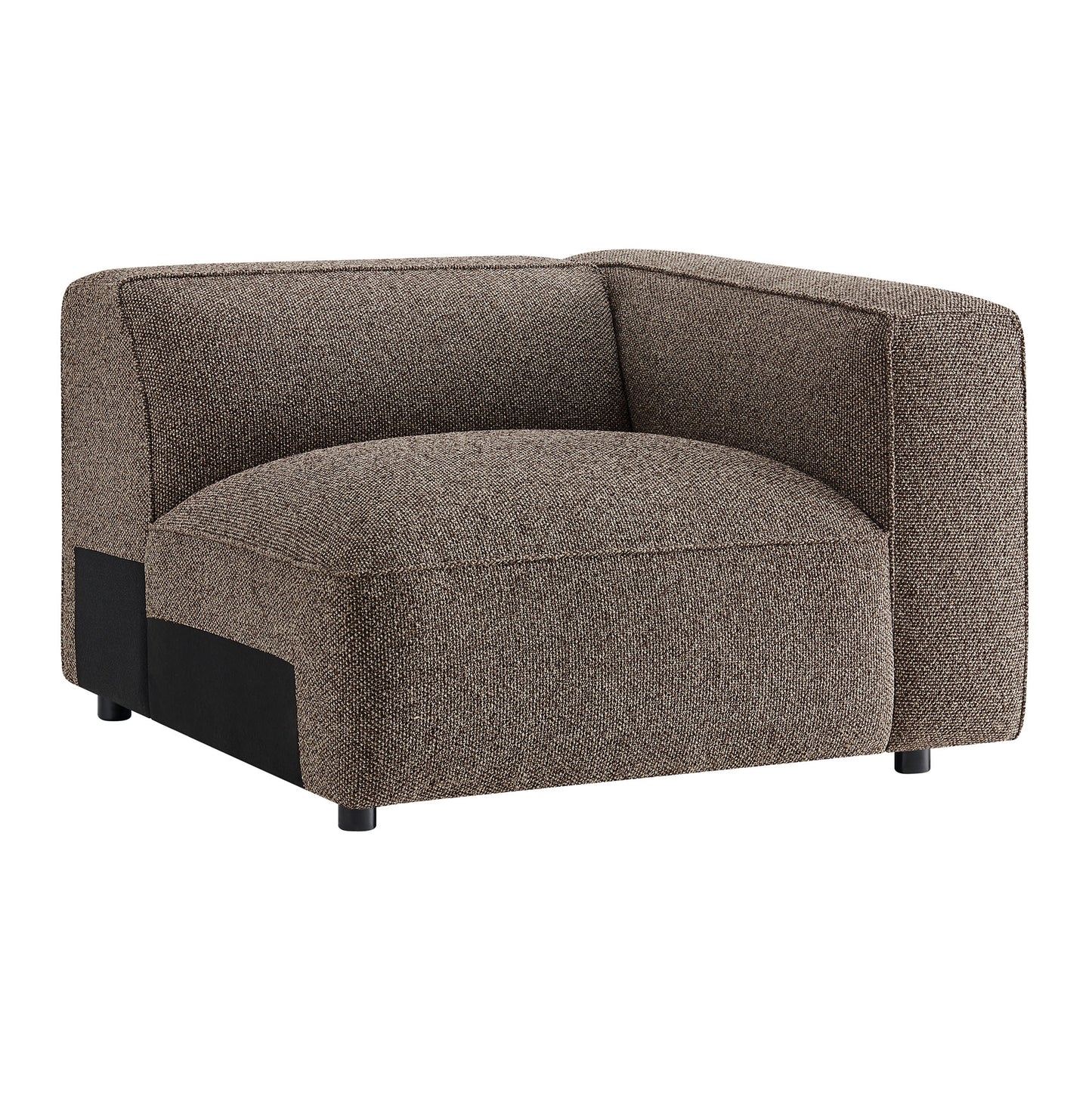 Auren Lattice Bouclé Upholstered Modular Right-Facing Arm Chair by Modway EEI-7674