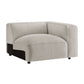 Auren Lattice Bouclé Upholstered Modular Right-Facing Arm Chair by Modway EEI-7674