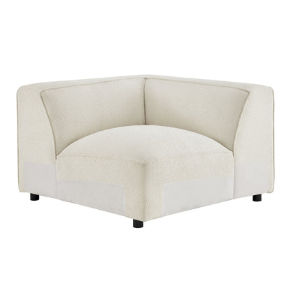 Auren Lattice Bouclé Upholstered Modular Corner Chair by Modway EEI-7677
