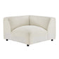Auren 5 Piece Lattice Bouclé Upholstered Modular Corner Sectional by Modway EEI-7725