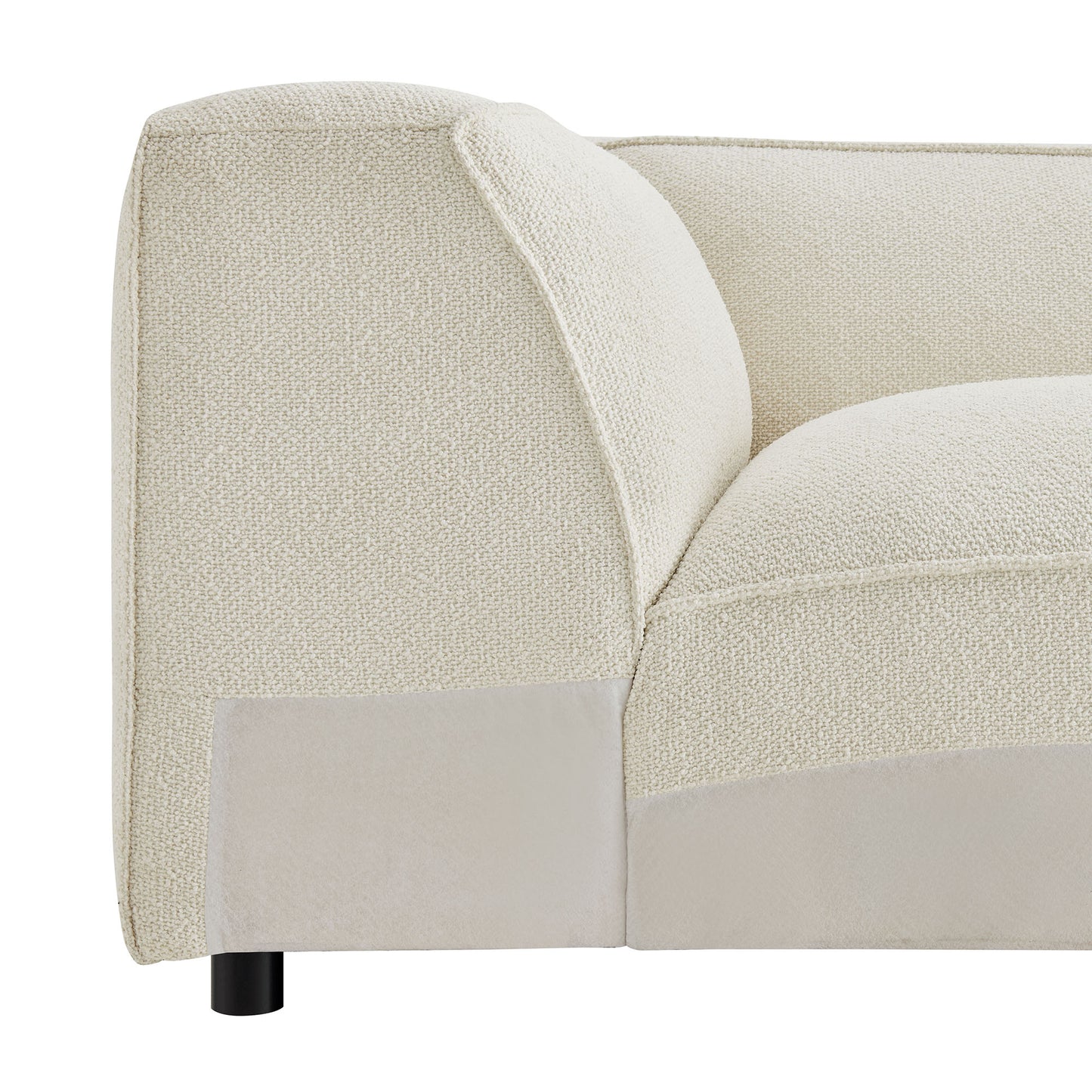Auren Lattice Bouclé Upholstered Modular Corner Chair by Modway EEI-7677