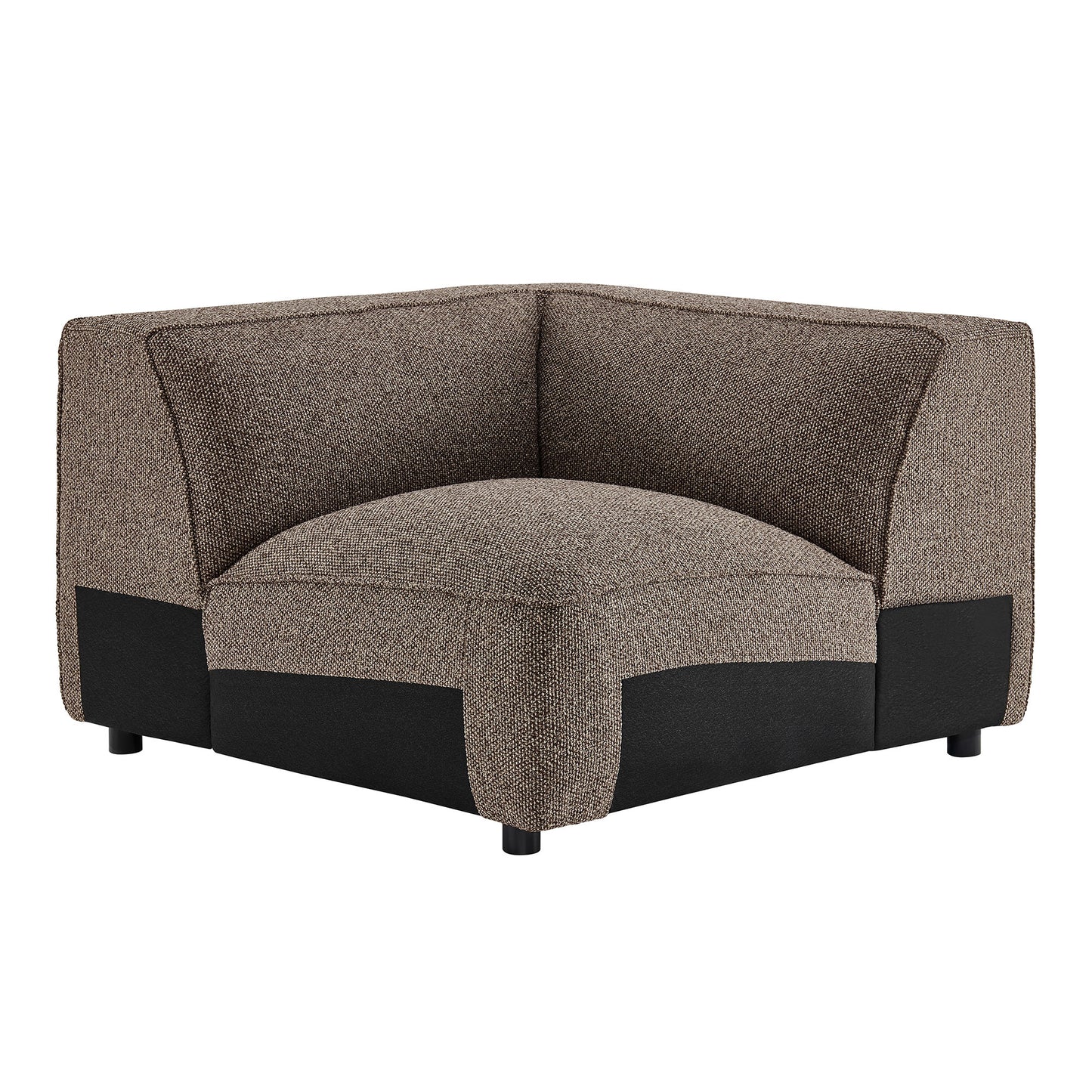 Auren Lattice Bouclé Upholstered Modular Corner Chair by Modway EEI-7677