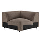 Auren Lattice Bouclé Upholstered Modular Corner Chair by Modway EEI-7677