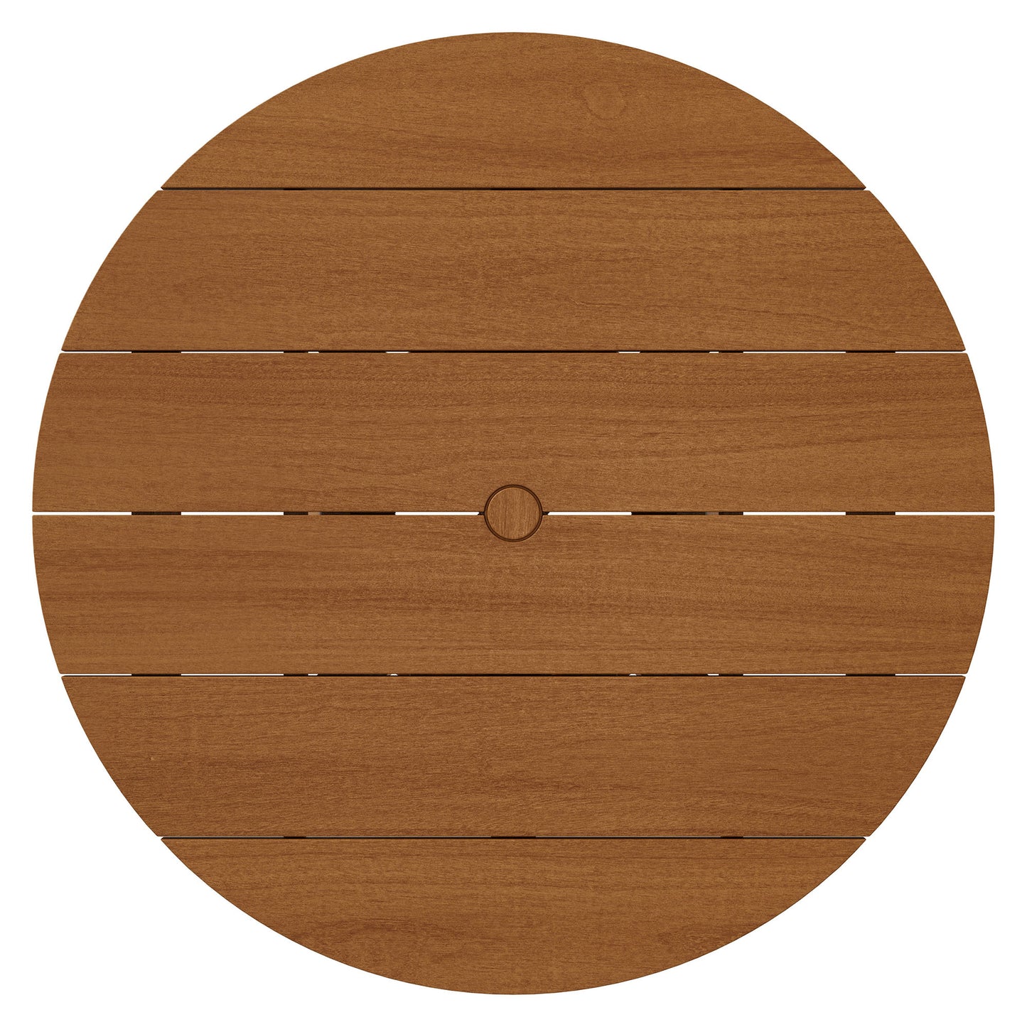 Lane 39 Inch Round Outdoor Patio Teak Wood Dining Table by Modway EEI-7682