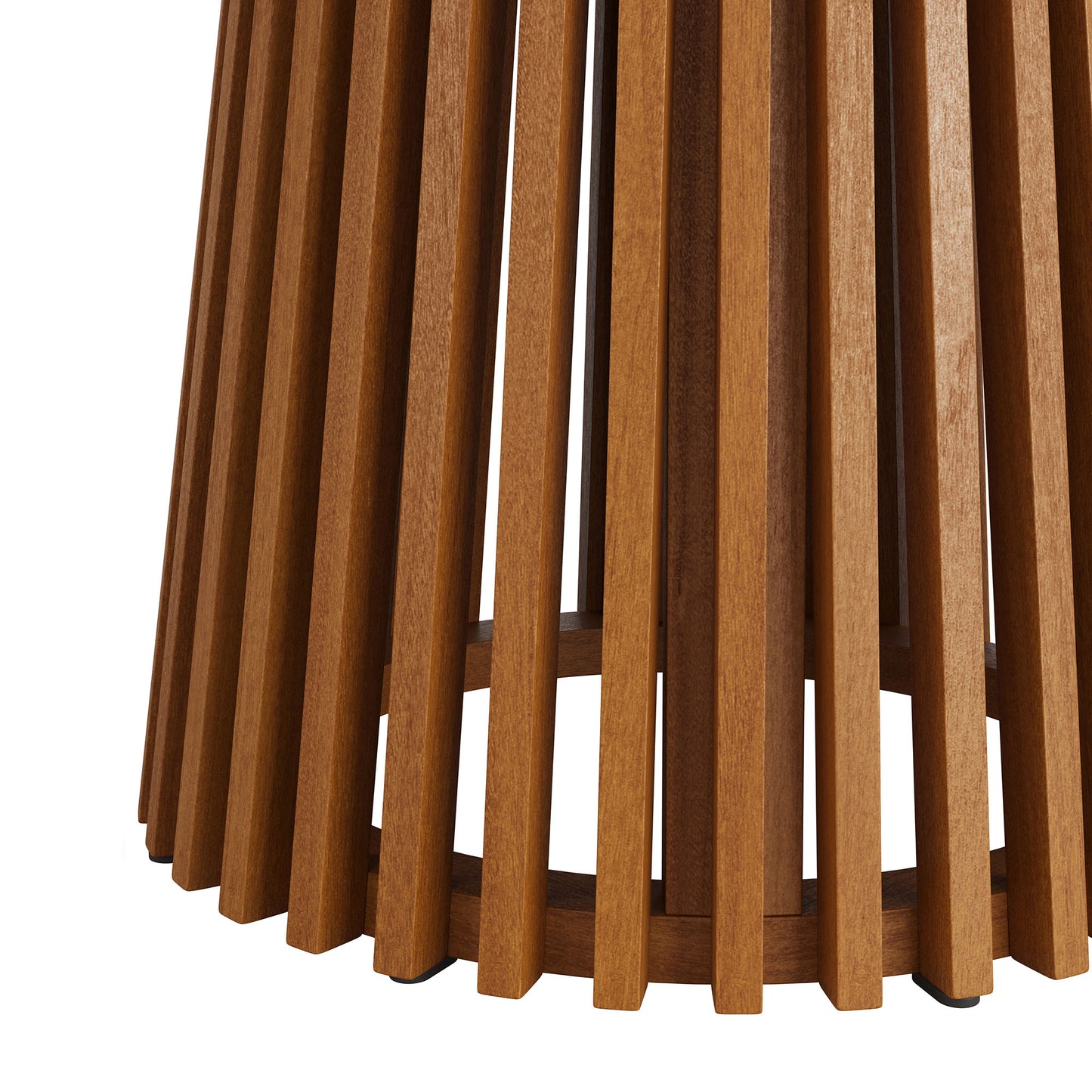 Lane 39 Inch Round Outdoor Patio Teak Wood Dining Table by Modway EEI-7682