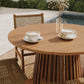 Lane 39 Inch Round Outdoor Patio Teak Wood Dining Table by Modway EEI-7682