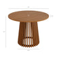 Lane 39 Inch Round Outdoor Patio Teak Wood Dining Table by Modway EEI-7682