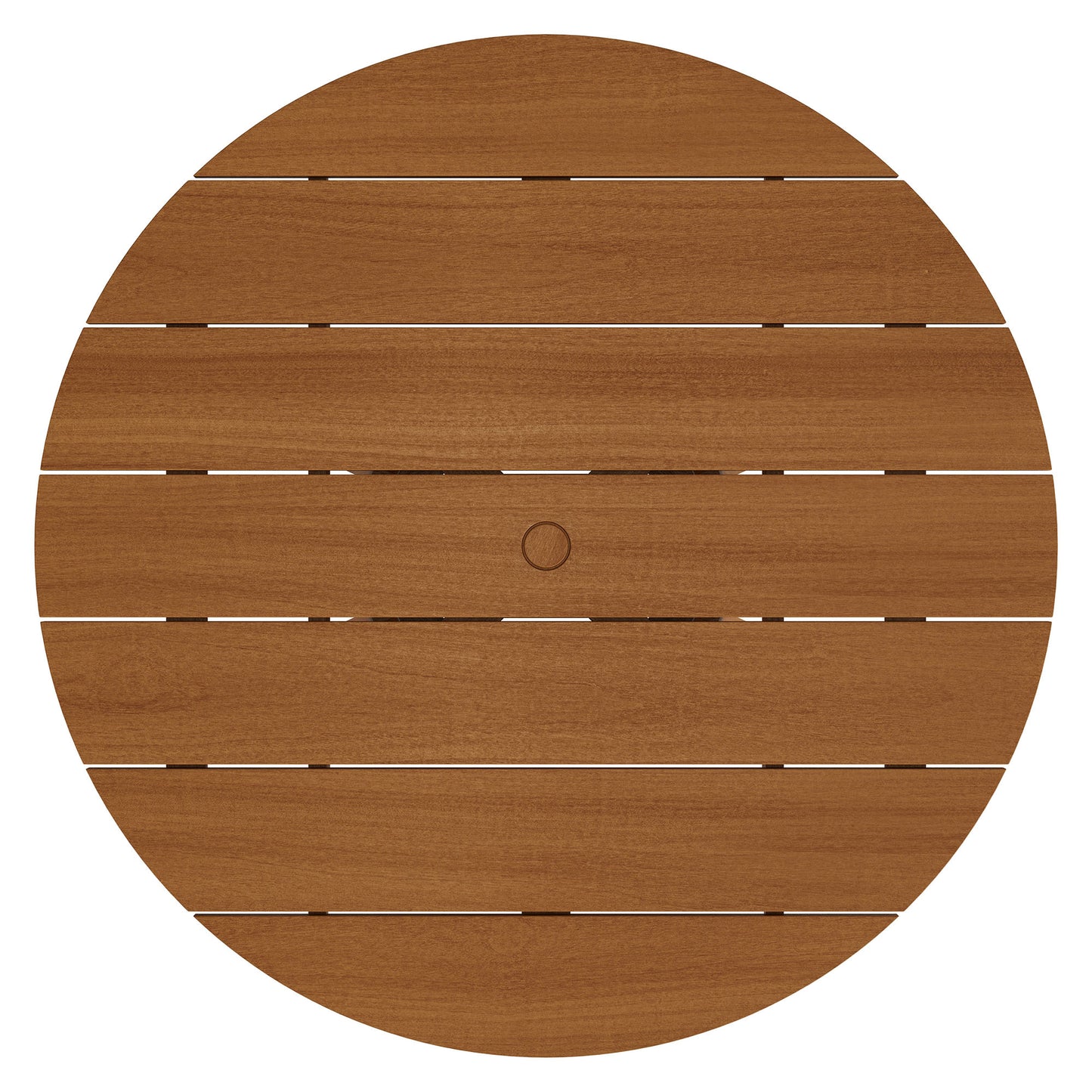 Lane 47 Inch Round Outdoor Patio Teak Wood Dining Table by Modway EEI-7683
