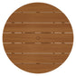 Lane 47 Inch Round Outdoor Patio Teak Wood Dining Table by Modway EEI-7683