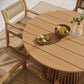 Lane 47 Inch Round Outdoor Patio Teak Wood Dining Table by Modway EEI-7683