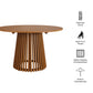 Lane 47 Inch Round Outdoor Patio Teak Wood Dining Table by Modway EEI-7683