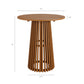Lane 35 Inch Round Outdoor Patio Teak Wood Bar Table by Modway EEI-7686