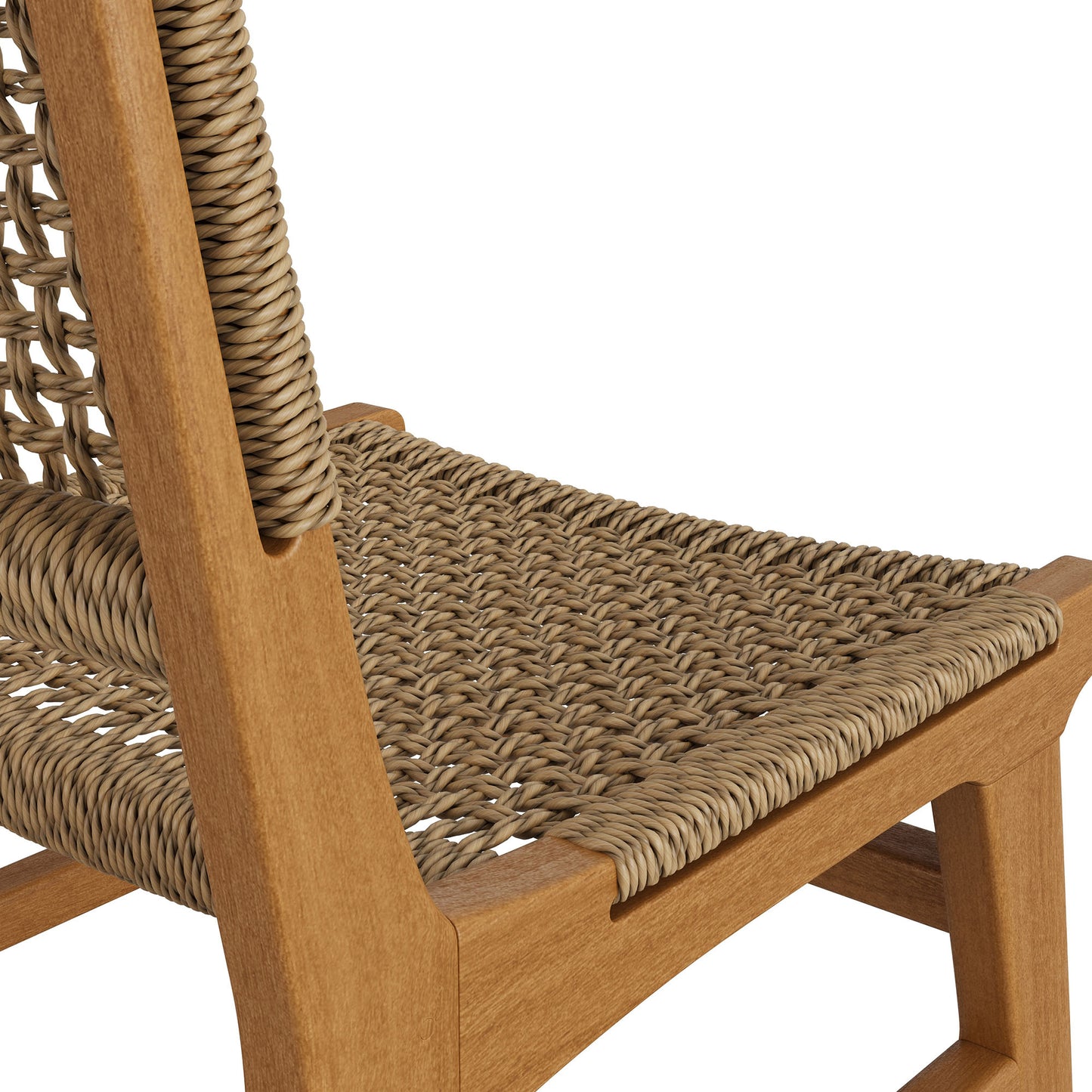 Rowe Outdoor Patio Teak Wood Dining Chair by Modway EEI-7687