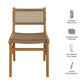 Rowe Outdoor Patio Teak Wood Dining Chair by Modway EEI-7687