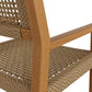 Reed Outdoor Patio Teak Wood Rattan Dining Chair by Modway EEI-7690