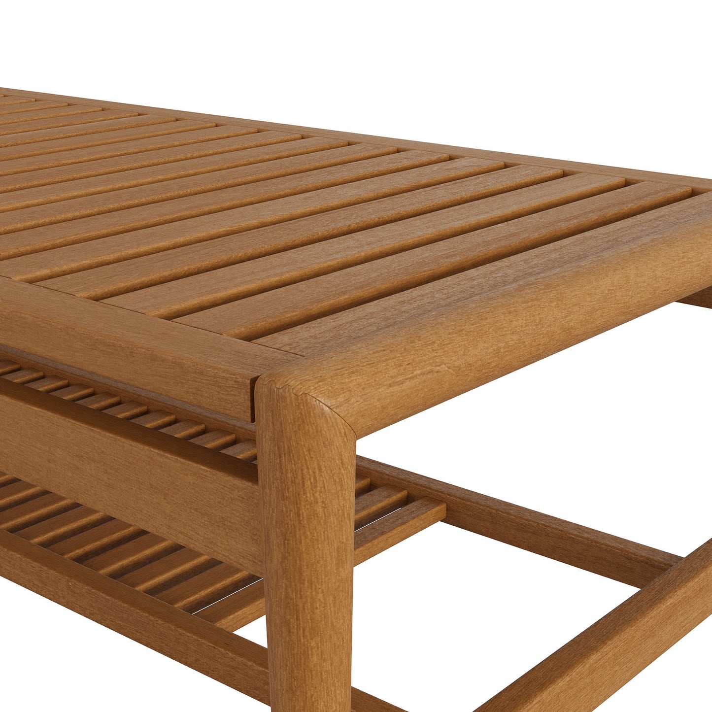 Hayden 46 Inch Outdoor Patio Teak Wood Coffee Table by Modway EEI-7695