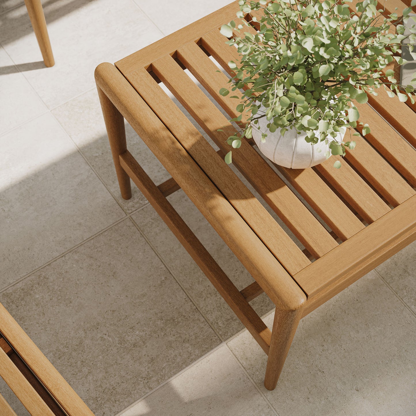 Hayden 46 Inch Outdoor Patio Teak Wood Coffee Table by Modway EEI-7695