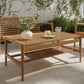 Hayden 46 Inch Outdoor Patio Teak Wood Coffee Table by Modway EEI-7695