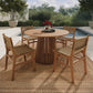 Rowe 5-Piece Outdoor Patio Teak Wood Dining Set by Modway EEI-7702
