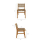 Rowe 5-Piece Outdoor Patio Teak Wood Dining Set by Modway EEI-7702