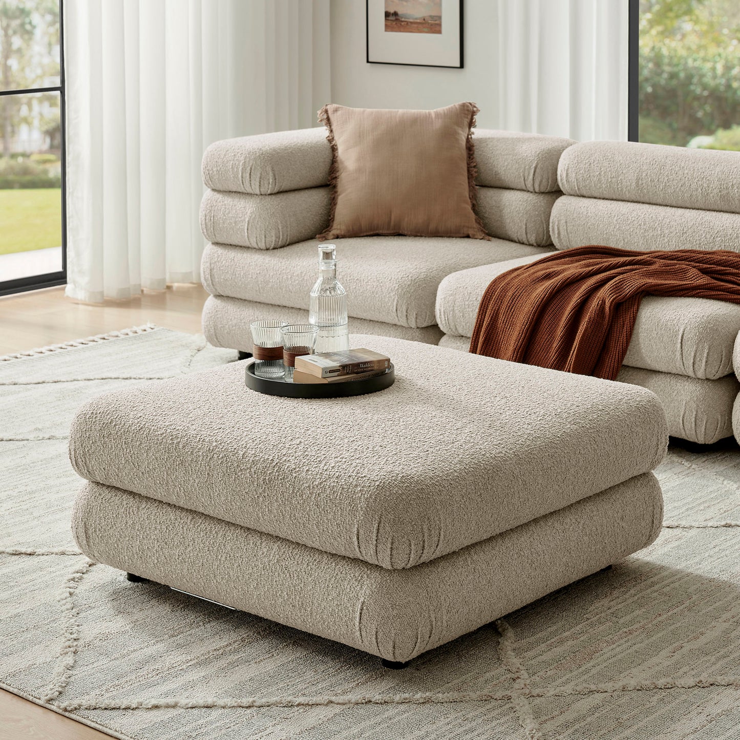 Jubilee Upholstered Ottoman by Modway EEI-7711