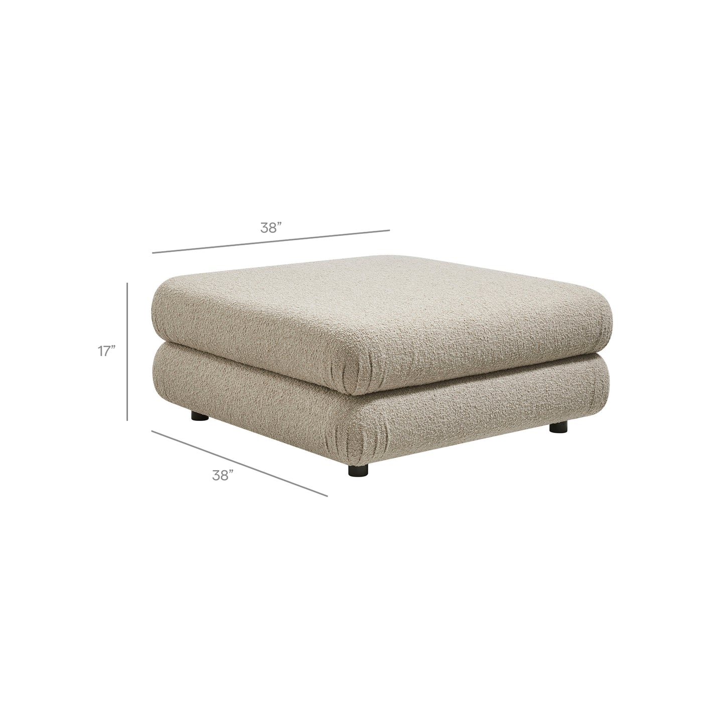 Jubilee 4-Piece Upholstered Modular Sofa Set by Modway EEI-7713