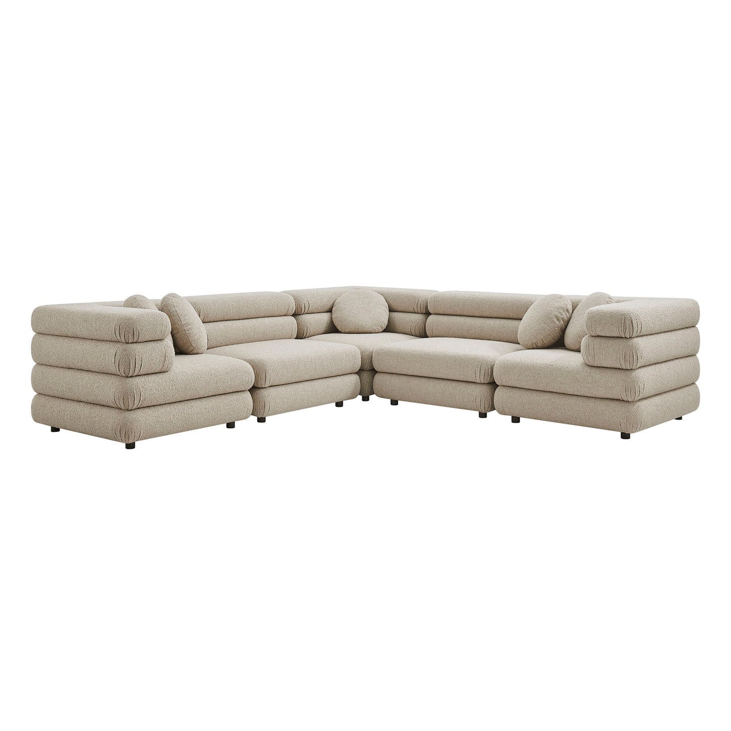 Jubilee 5-Piece Upholstered Modular L-Shaped Sofa Set by Modway EEI-7714