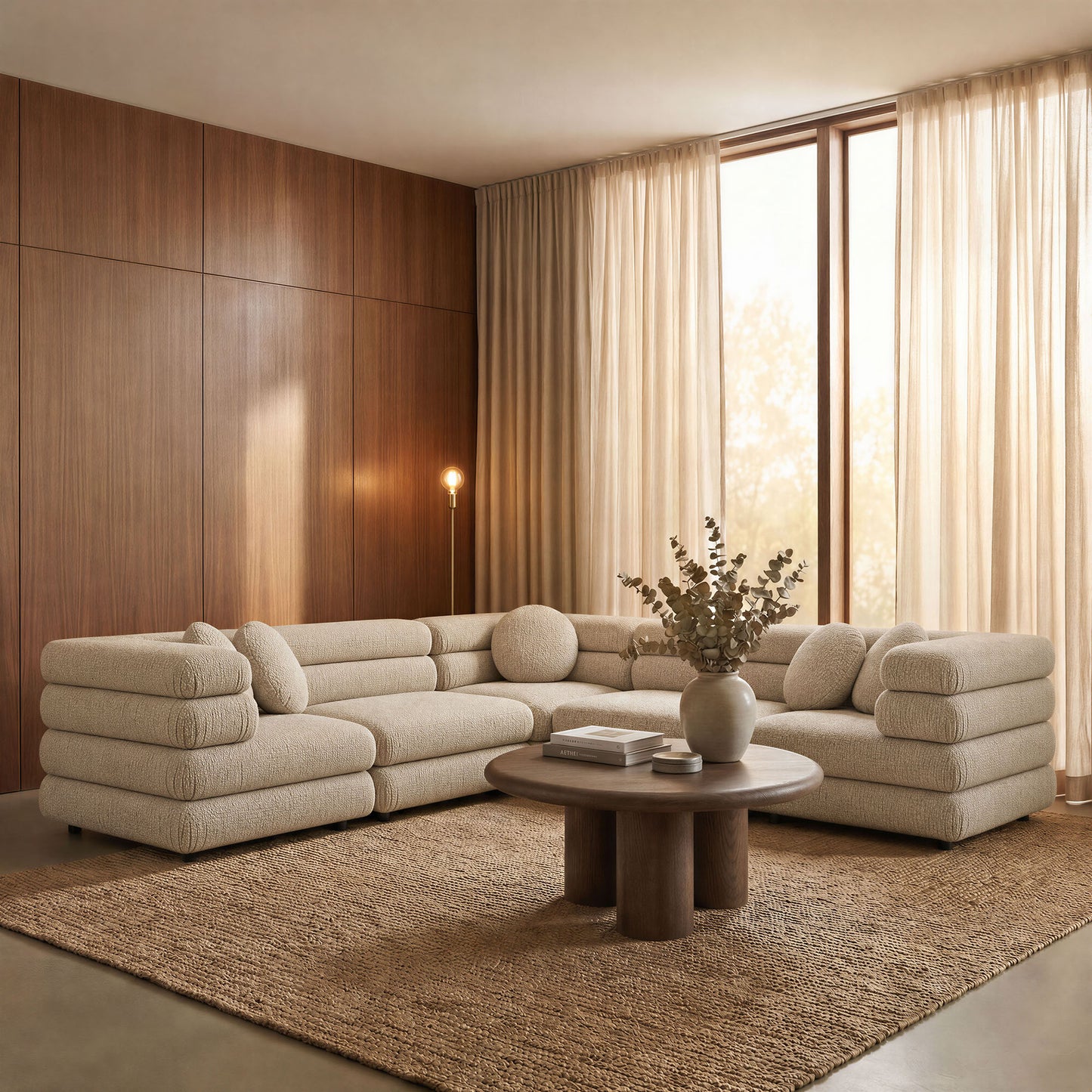 Jubilee 5-Piece Upholstered Modular L-Shaped Sofa Set by Modway EEI-7714