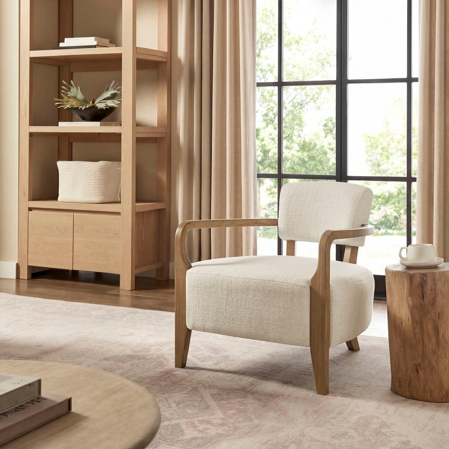 Zinnia Linen Blend Accent Chair by Modway EEI-7718