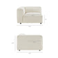 Auren 6 Piece Lattice Bouclé Upholstered Modular Sectional by Modway EEI-7723