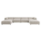 Auren 6 Piece Lattice Bouclé Upholstered Modular Sectional by Modway EEI-7723